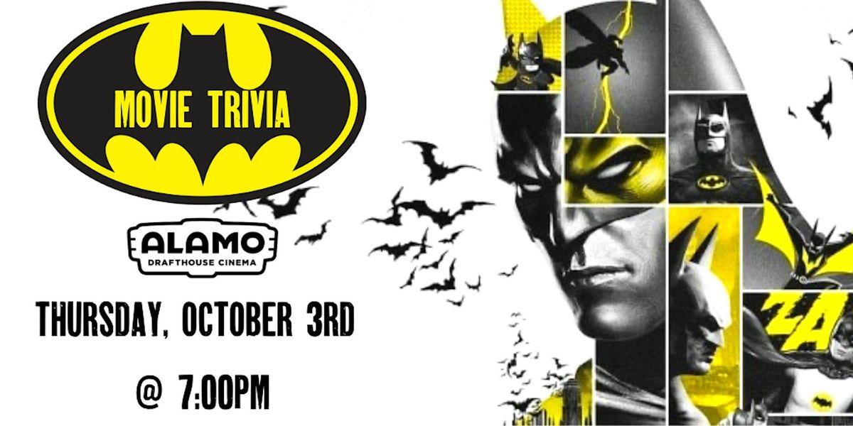 Batman Movie Trivia at Alamo Drafthouse Cinema Woodbridge