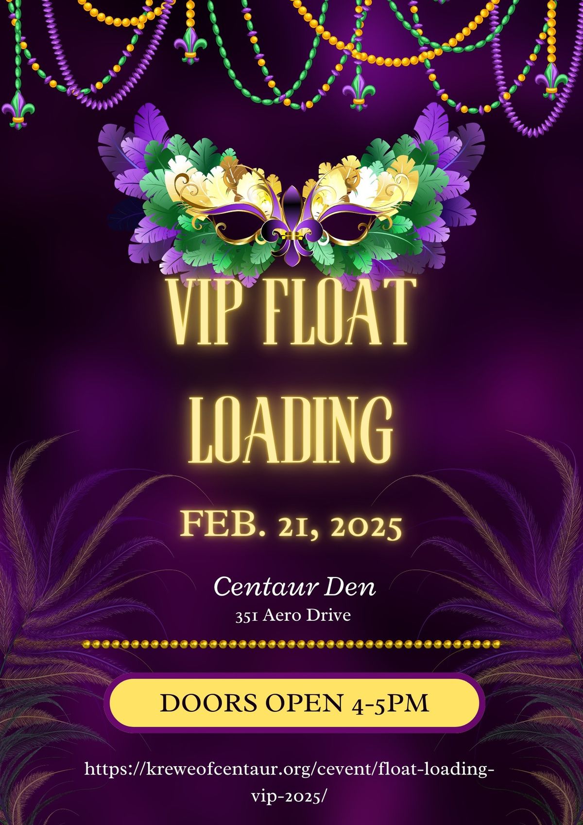 Float Loading VIP-Royal Meet and Greet