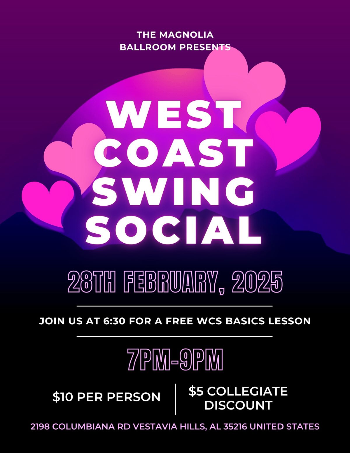 Birmingham West Coast Swing Social 