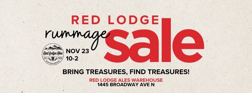 Red Lodge Rummage Sale