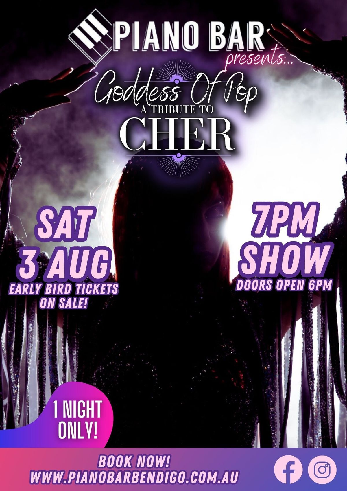 CHER TRIBUTE - Goddess of Pop Show