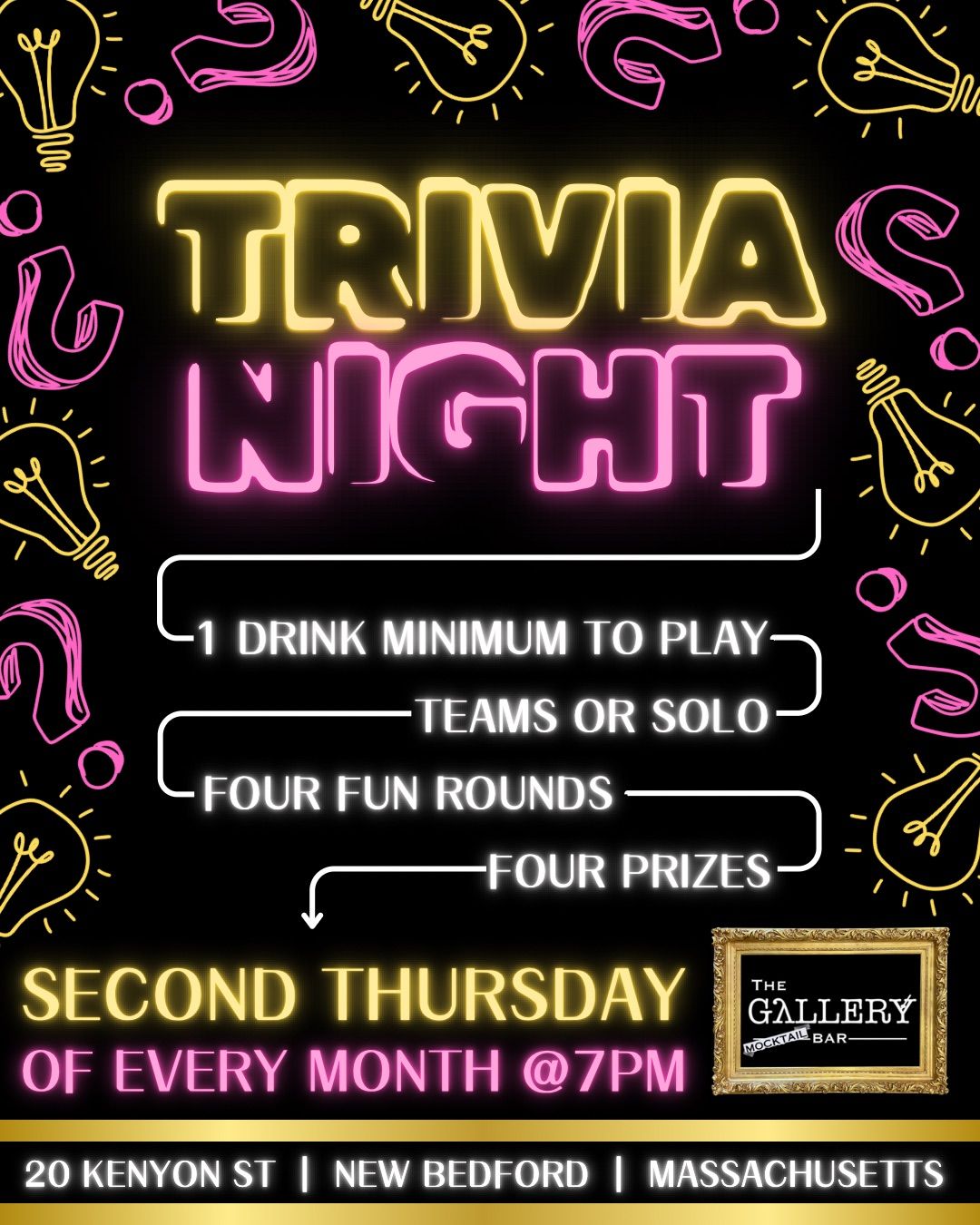 \ud83c\udf89\ud83e\udd13 TRIVIA NIGHT \ud83e\udd13\ud83c\udf89