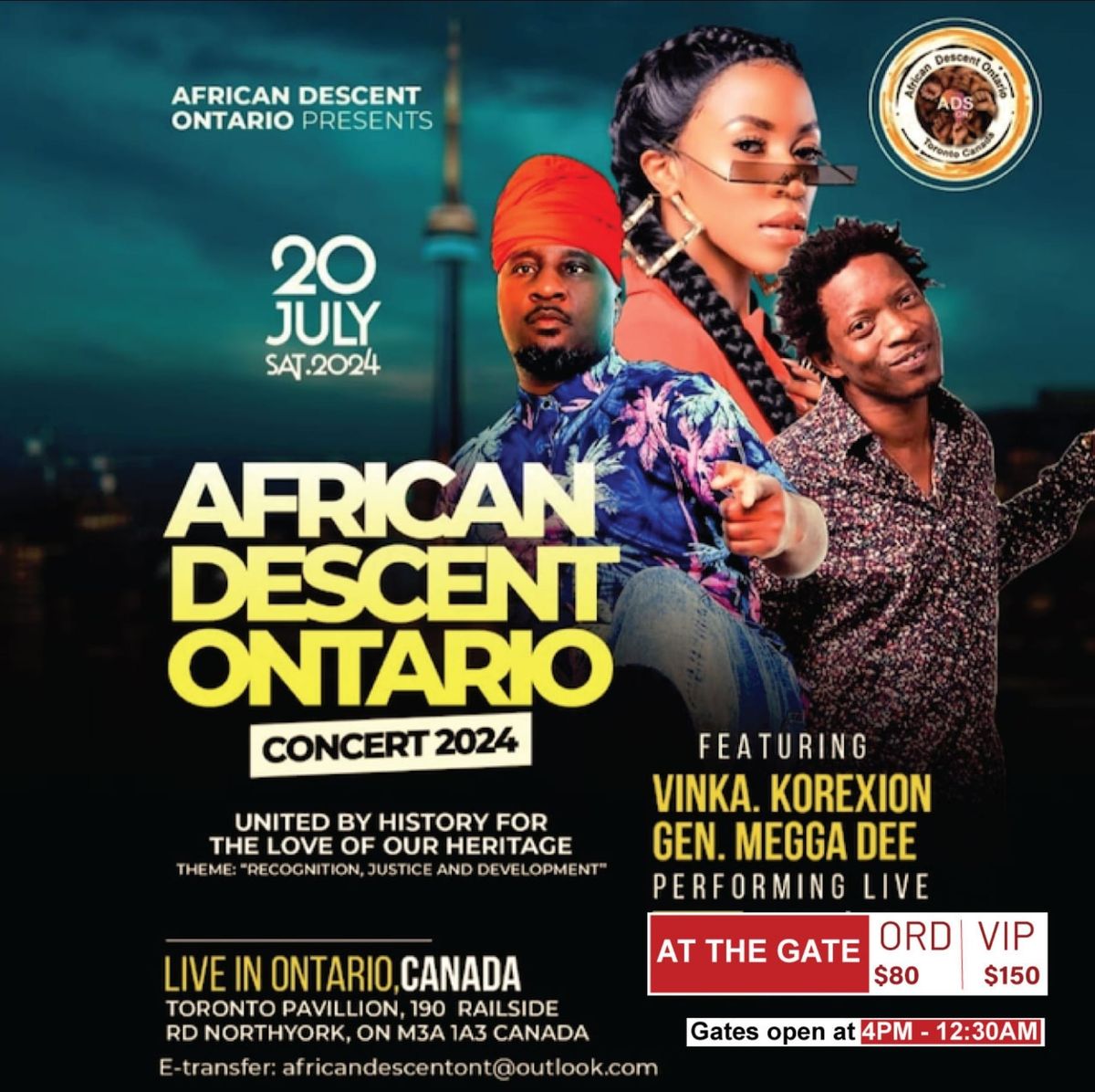 Annual African Descent Summit and concert 