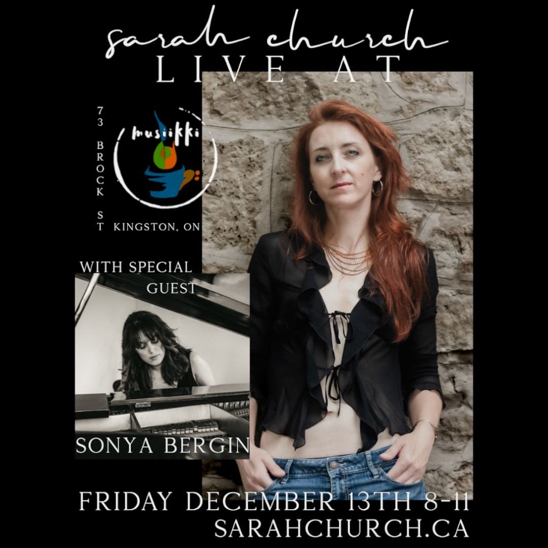 Sarah Church LIVE at Musiikki Cafe with Special Guest Sonya Bergin