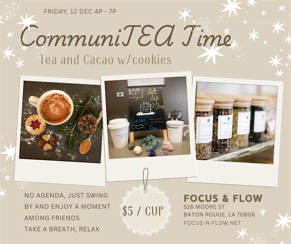 CommuniTEA Time - a moment among friends