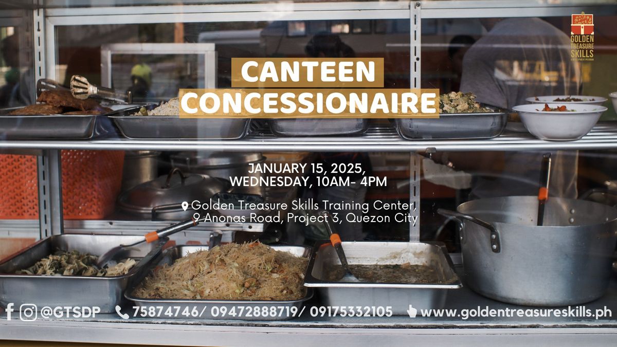 Canteen Concessionaire Business Operation