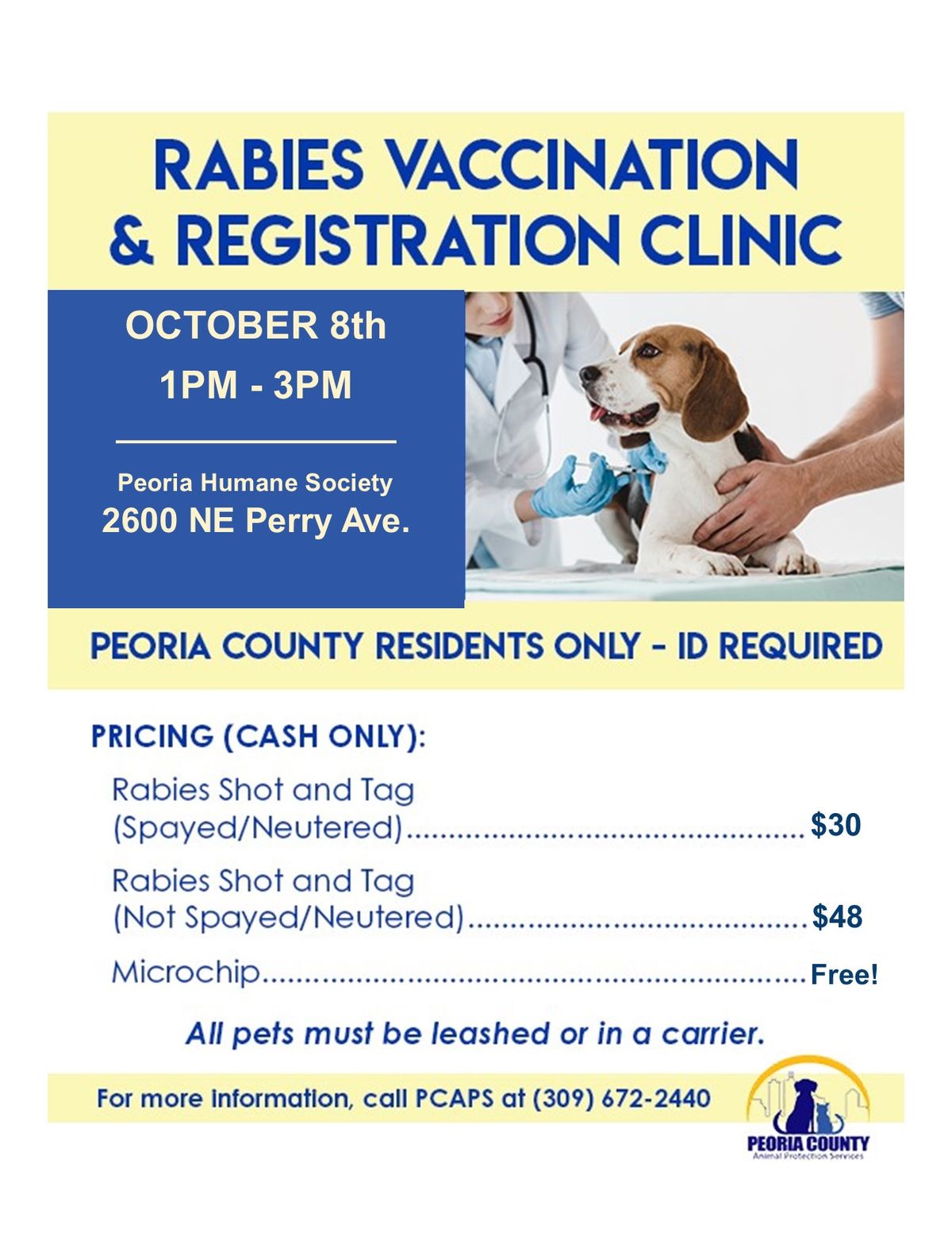 Rabies Vaccination and Registration Clinic