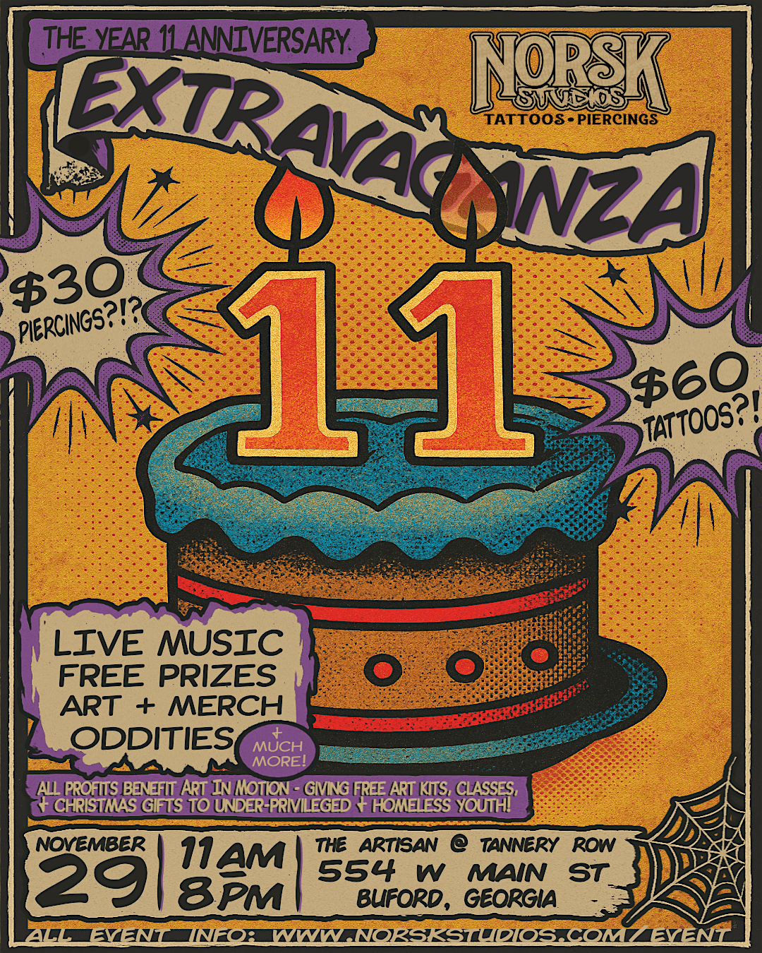 Year 11 Anniversary Extravaganza - Charity Benefit for AIM