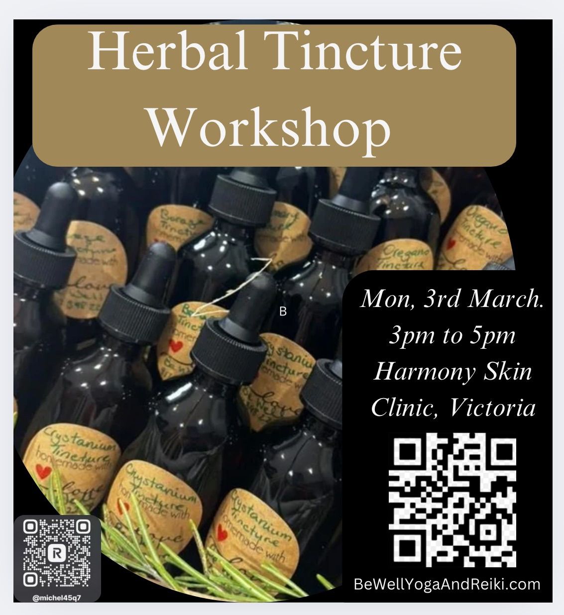 Herbal Tincture Workshop