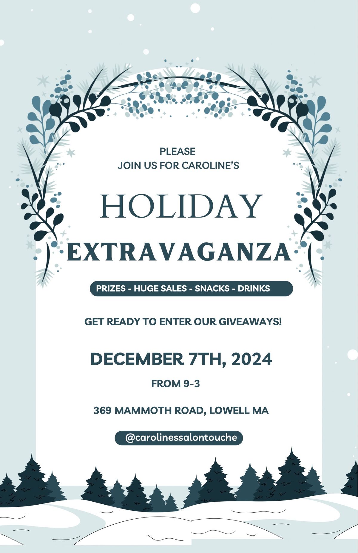 \ud83c\udf84Caroline\u2019s Holiday Extravaganza\ud83c\udf84