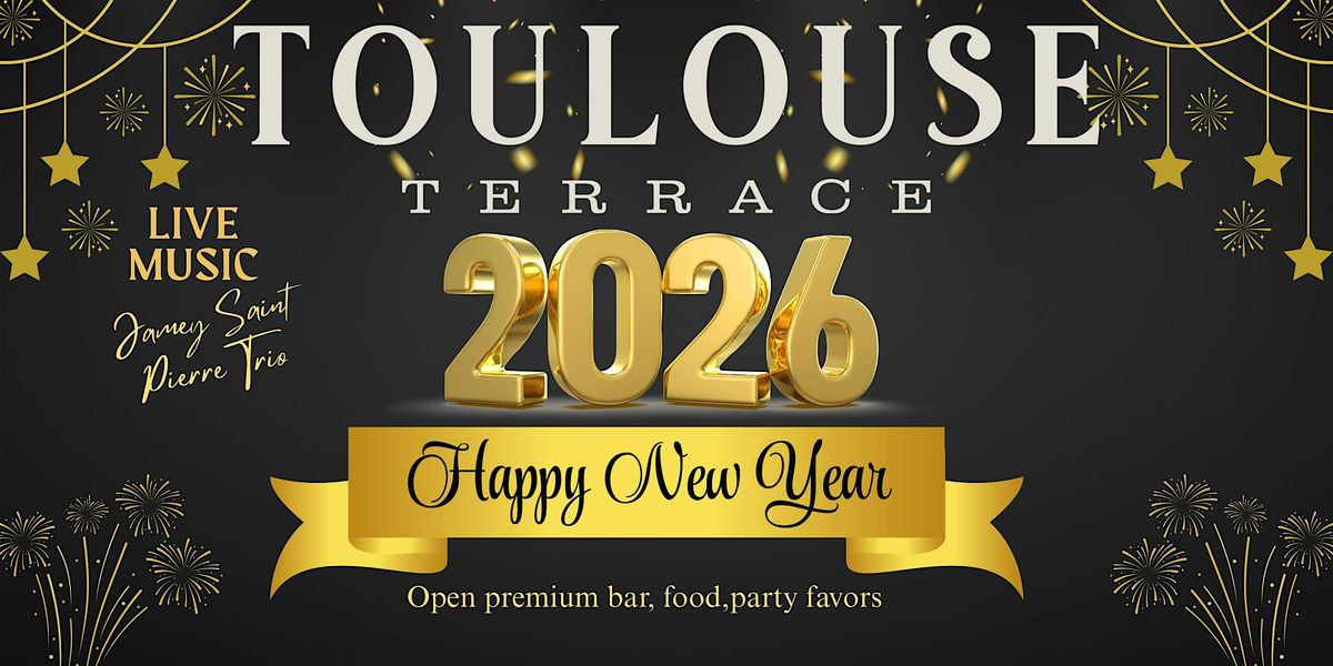 New Years Eve Balcony and Bubbles live music gala at Toulouse Terrace