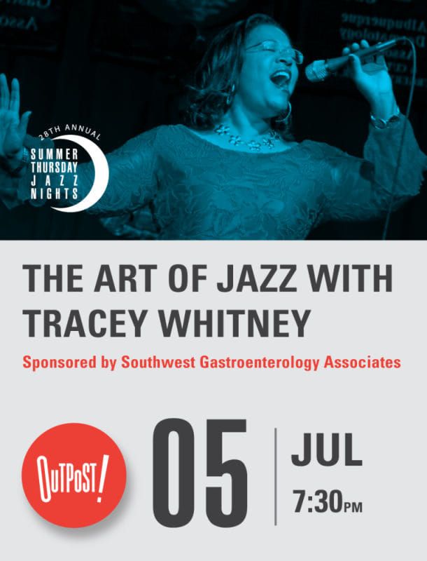 The Art of Jazz with Tracey Whitney at the Outpost Performance Space
