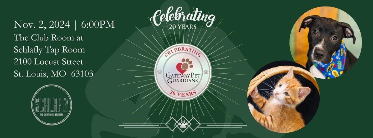 Gateway Pet Guardians 20th Anniversary Cocktail Party