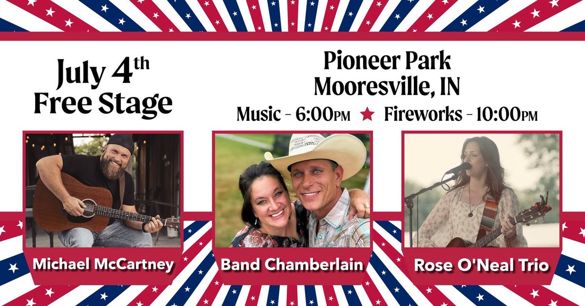 July 4th Free Entertainment Stage at Pioneer Park