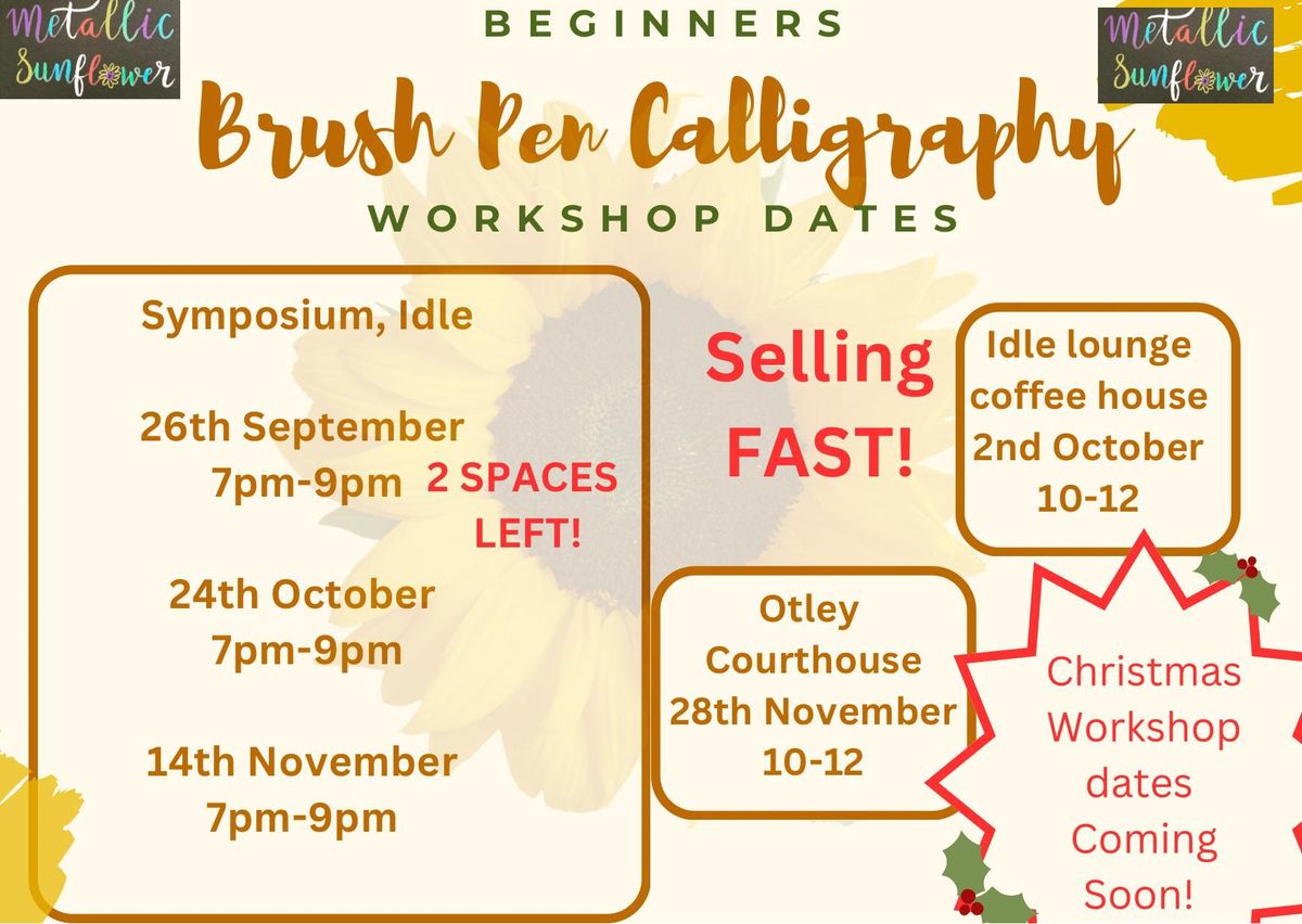 Beginners modern calligraphy workshop