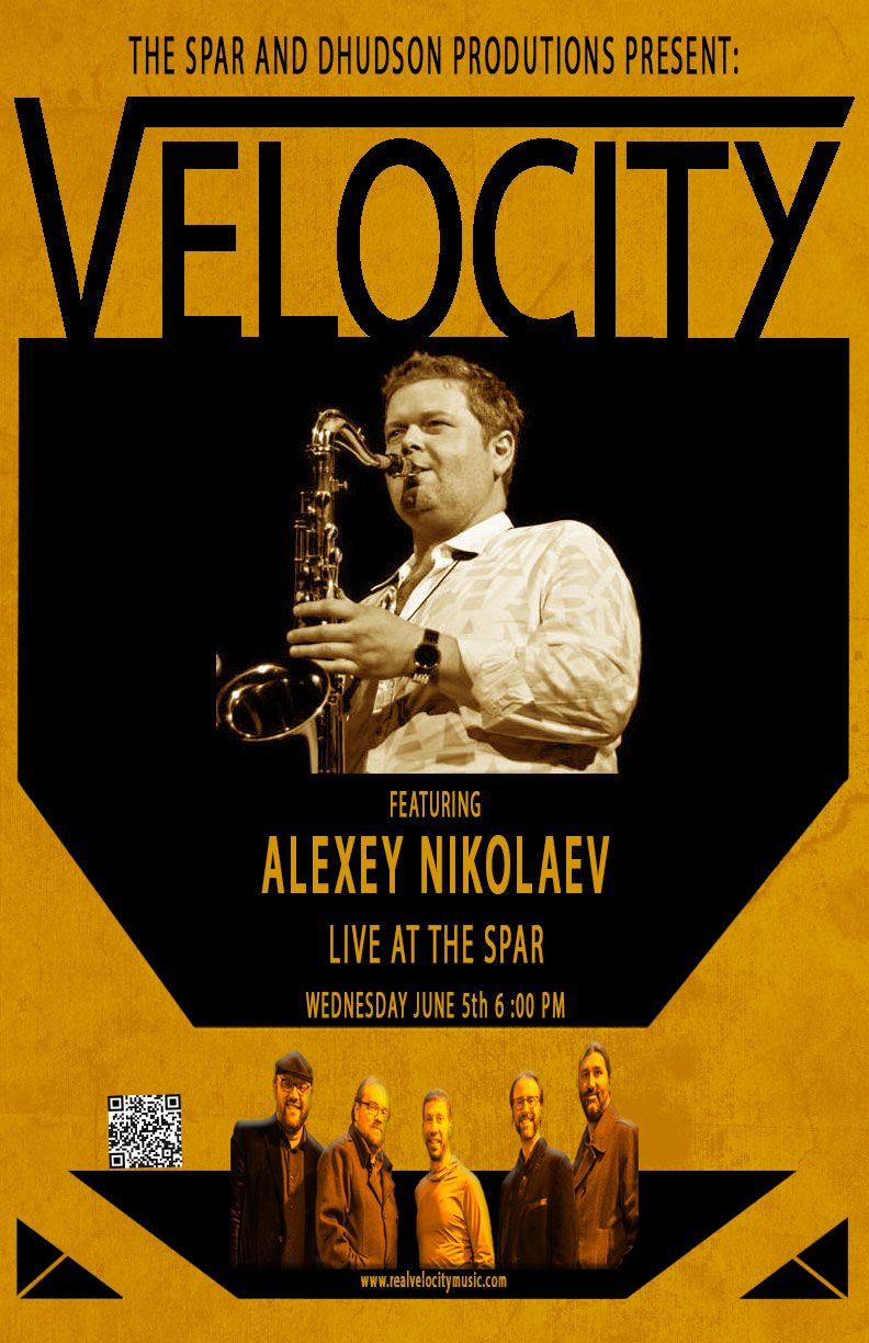 Funky Jazz WEDNESDAYS at The Spar: Velocity feat. Alexey Nikolaev