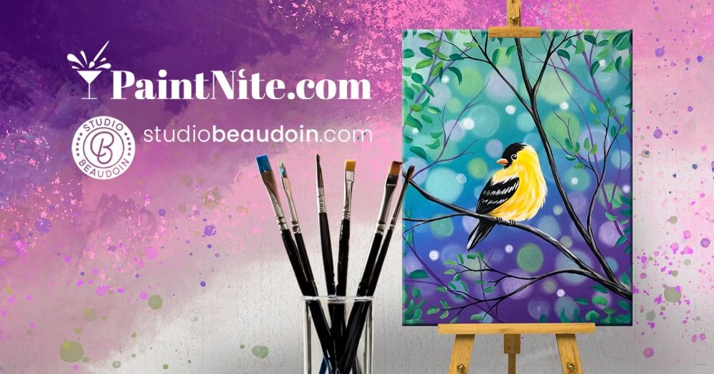 Paint Nite: Spring Goldfinch