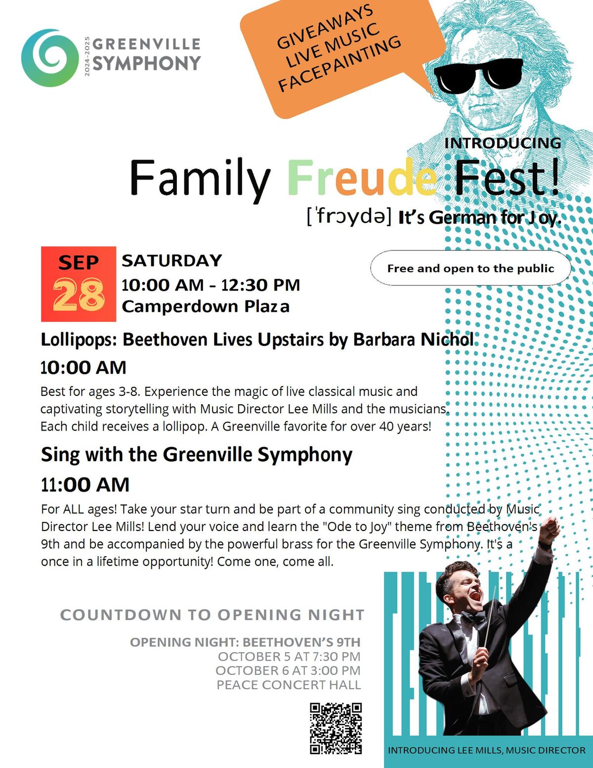 Family Freude Fest with The Greenville Symphony 