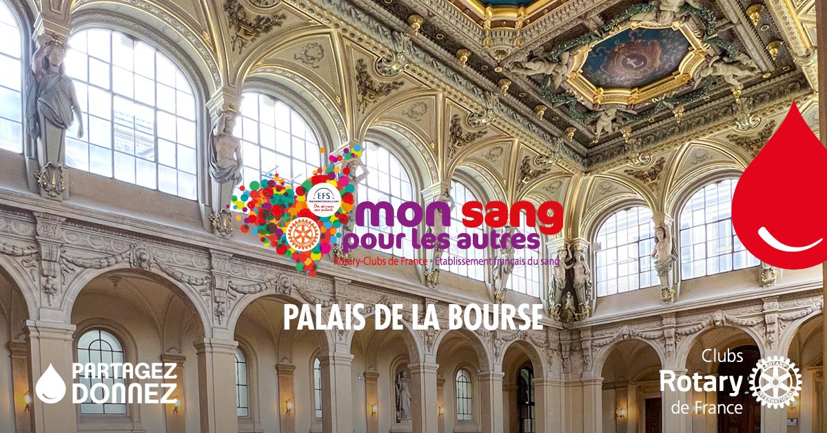 Don de sang - Palais de la bourse