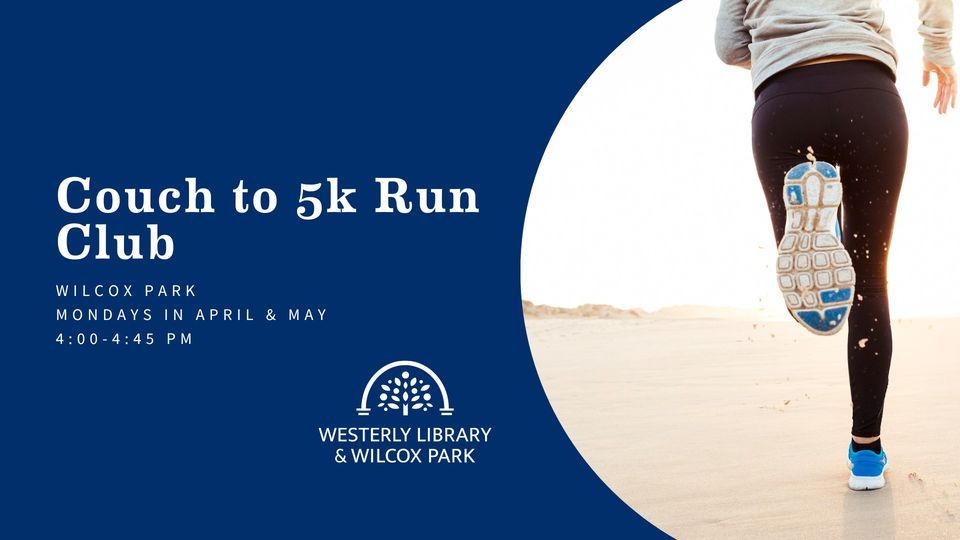 Couch to 5k Run Club, Westerly Library & Wilcox Park, 3 April 2023