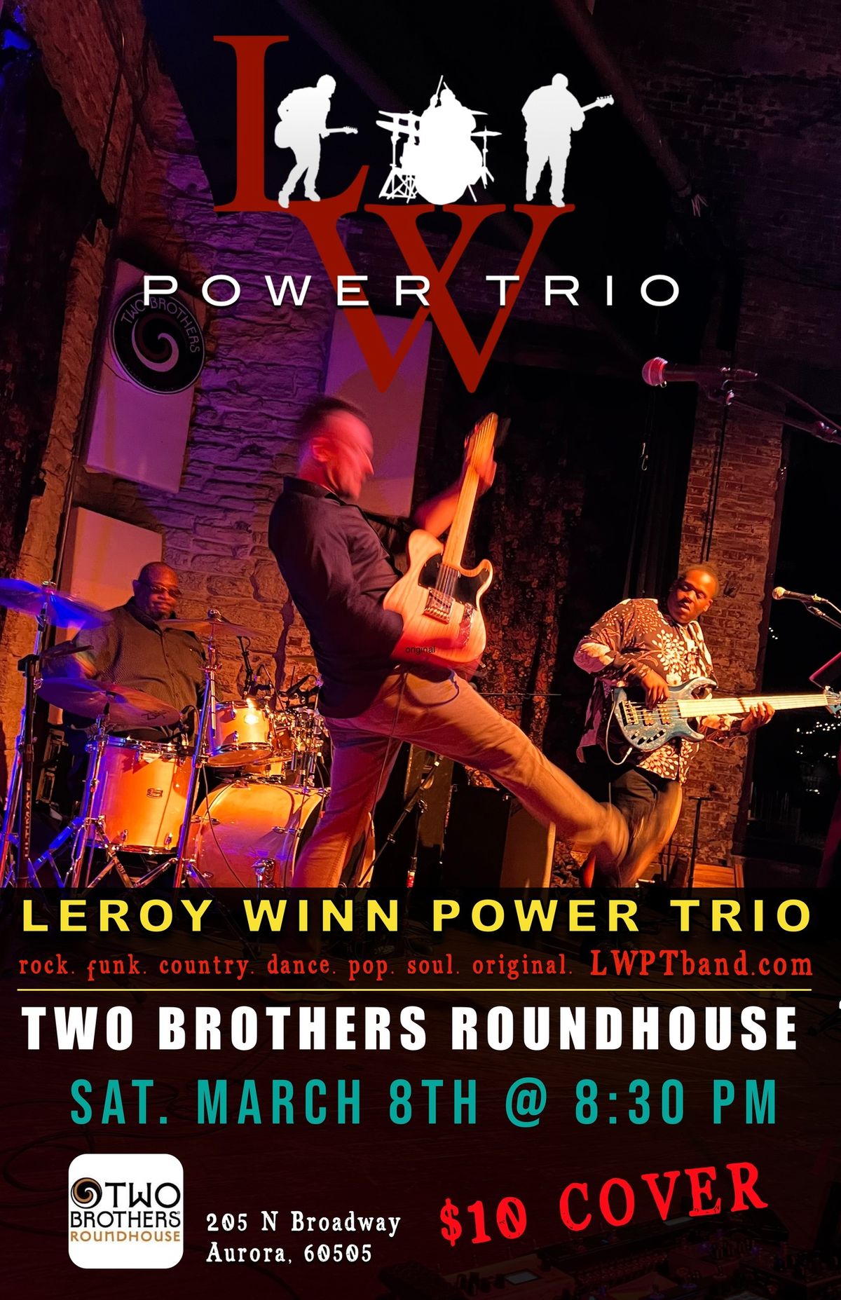 LW Power Trio @ Two Brothers Roundhouse 