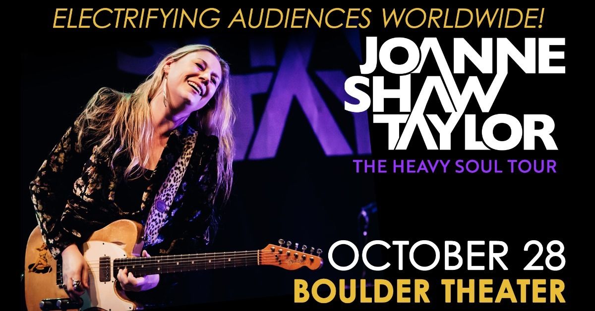 Joanne Shaw Taylor Live in Boulder, CO on October 28th, 2024, Boulder