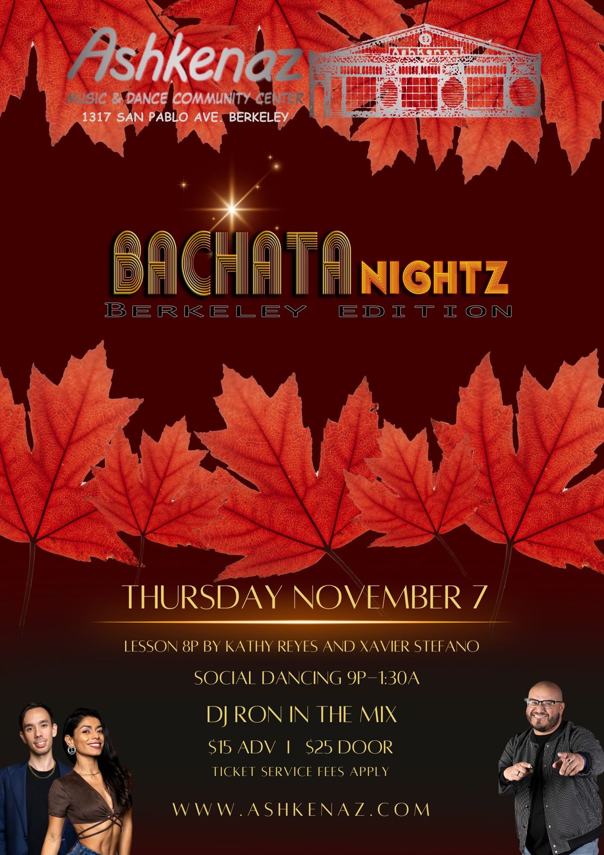 BACHATANightz Berkeley- November Vibes!