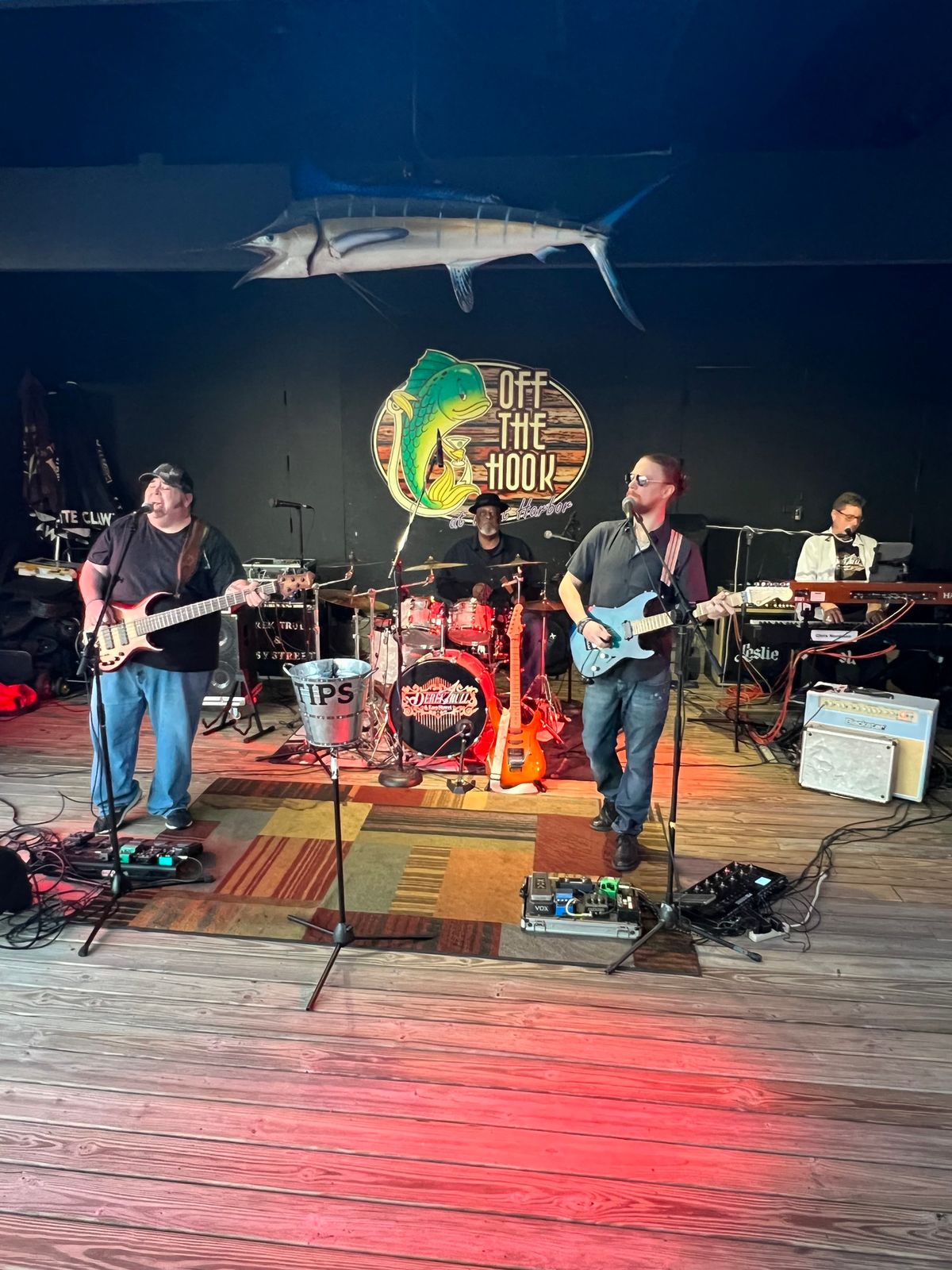 Derek Trull & EasyStreet Performing at Off The Hook At Inlet Harbor