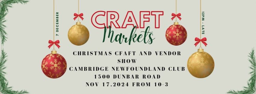 Christmas craft and vendor sale 