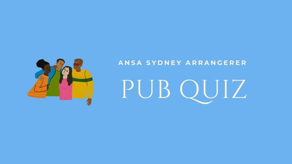 ANSA Sydney Pub Quiz, The Dolphin Hotel, Bondi, 13 October 2022