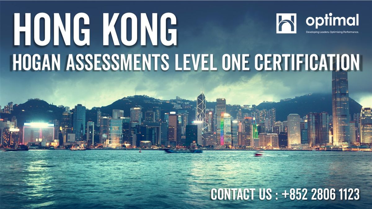 Hogan Assessments Level One Certification Workshop Hong Kong