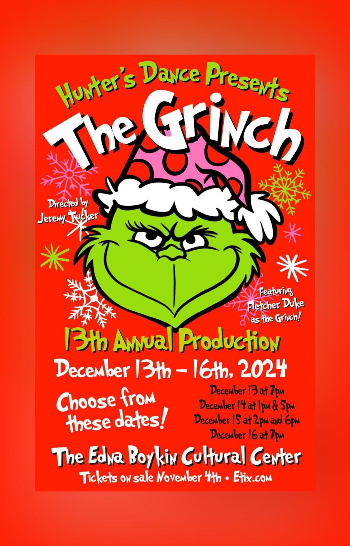 Hunter\u2019s Dance presents The Grinch 