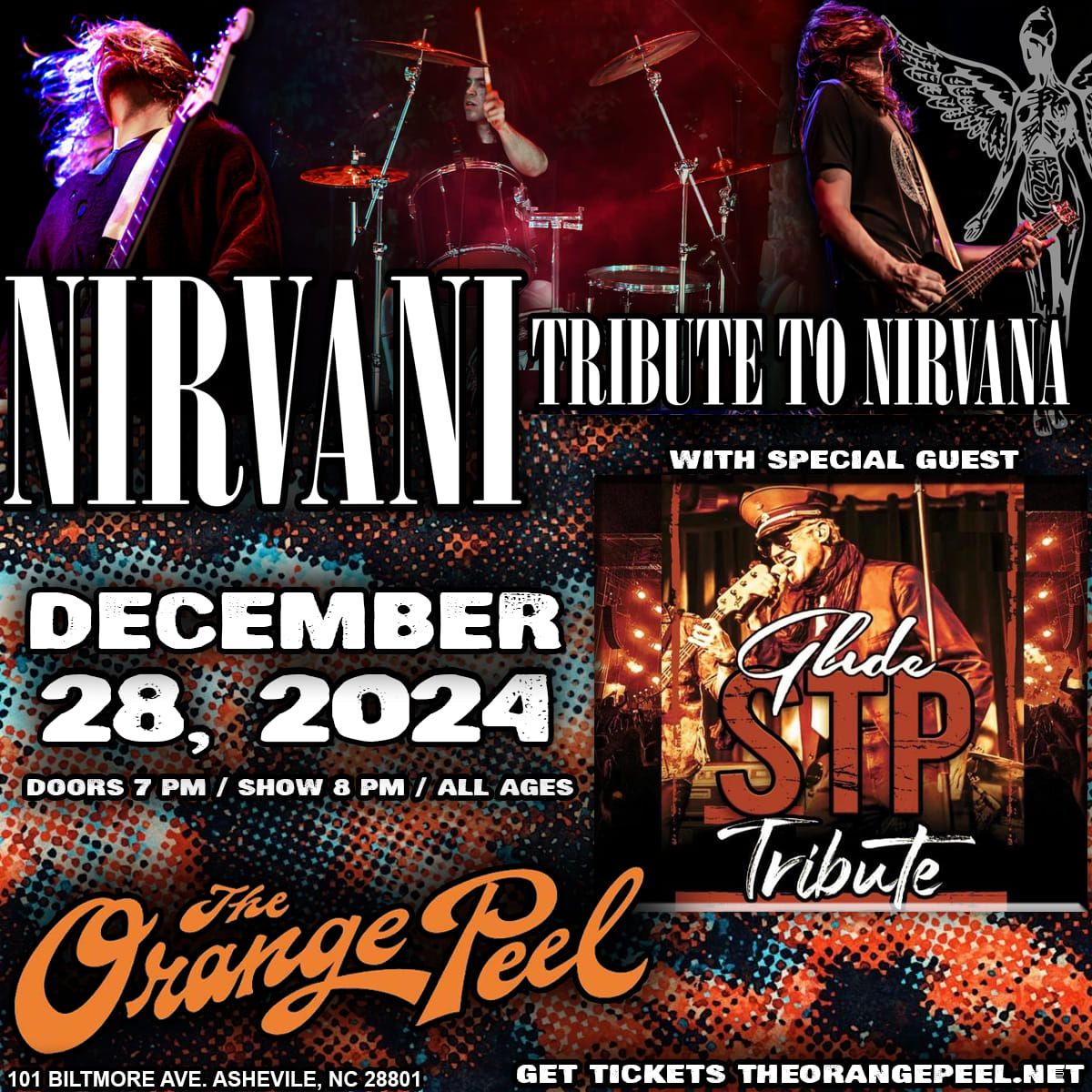 Nirvani - A Nirvana Tribute Experience with special guest: Glide - STP Tribute