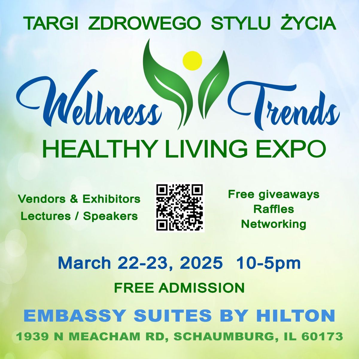 HEALTHY LIVING EXPO  March 22-23, 2025  