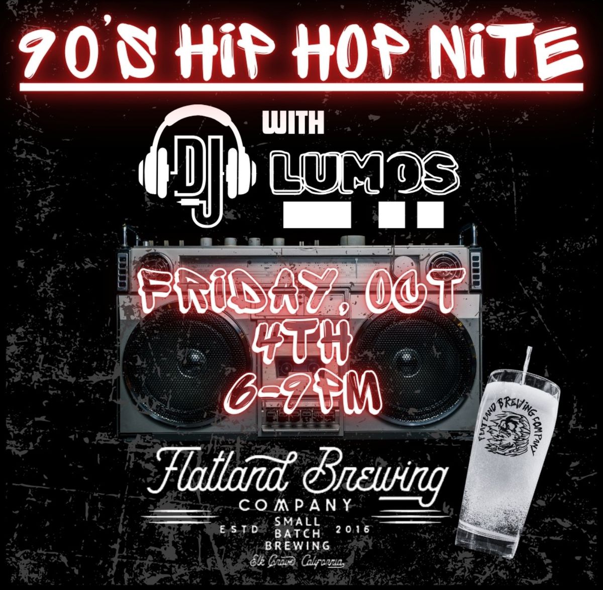 DJ Lumos at Flatland Brewing Co