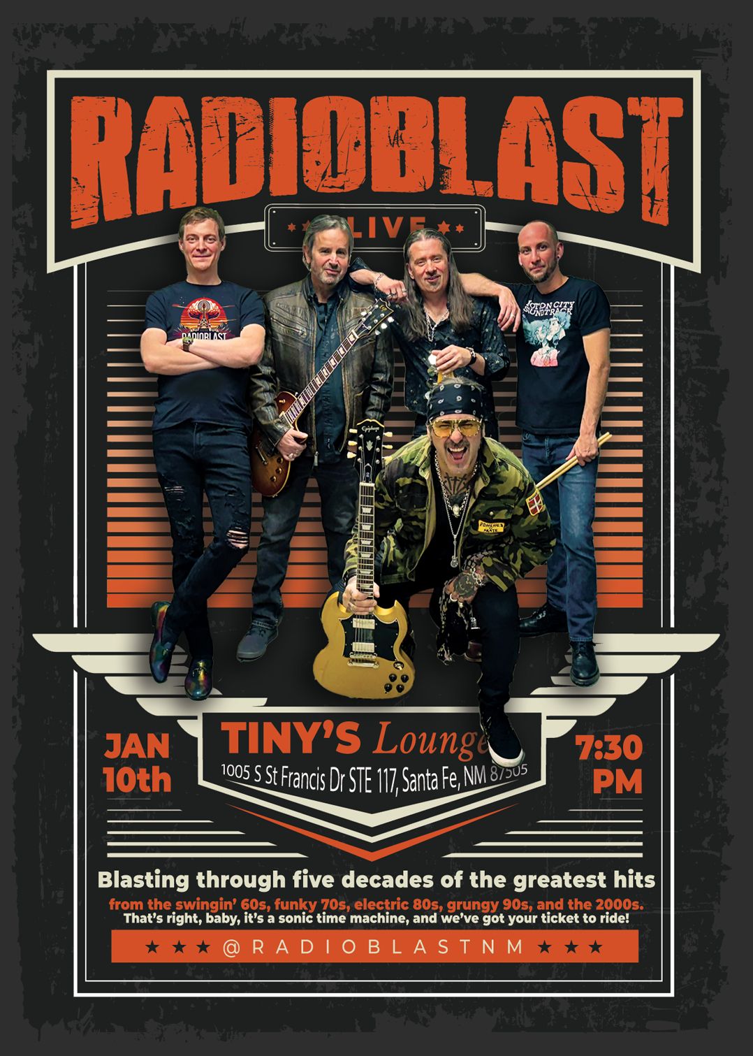 Radioblast live @ Tiny's Lounge, Santa Fe, NM