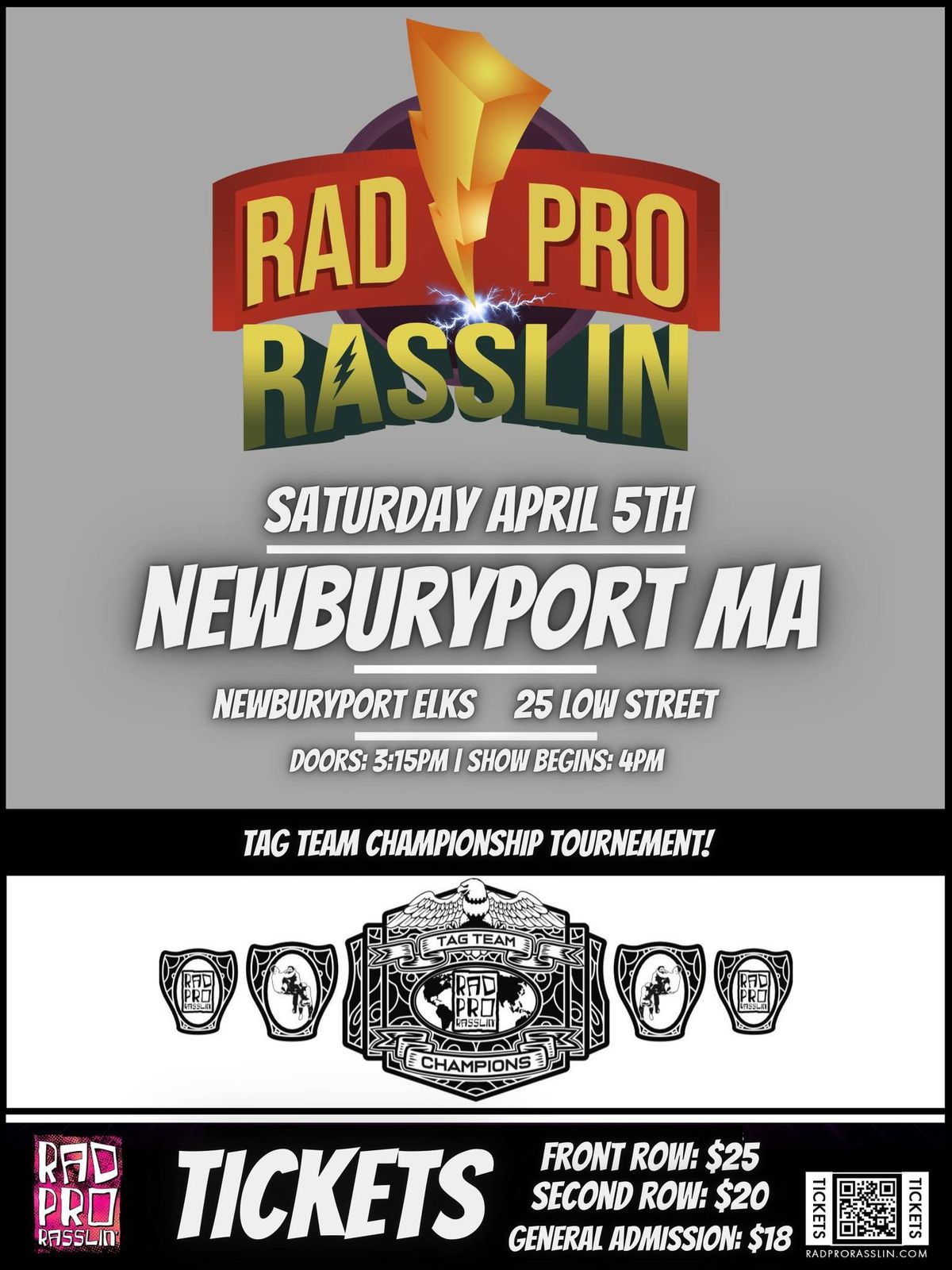 Live Pro Wrestling in Newburyport Ma