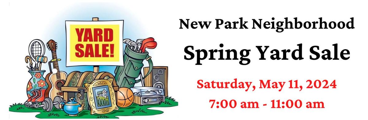New Park Neighborhood Spring Yard Sale