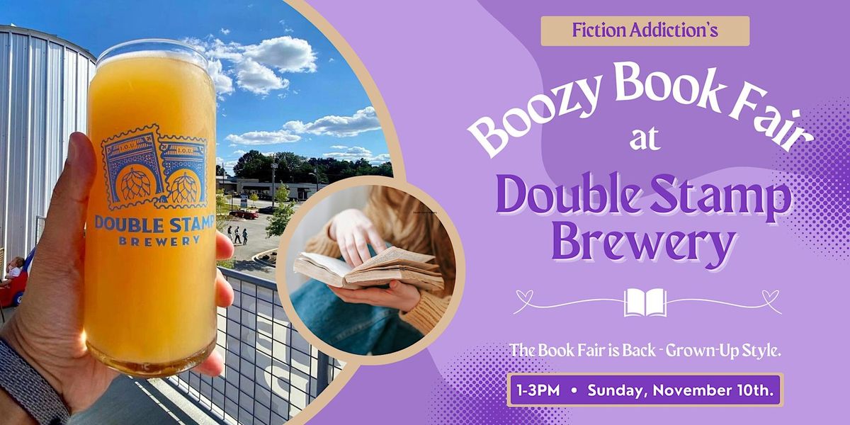 Boozy Book Fair at Double Stamp Brewery