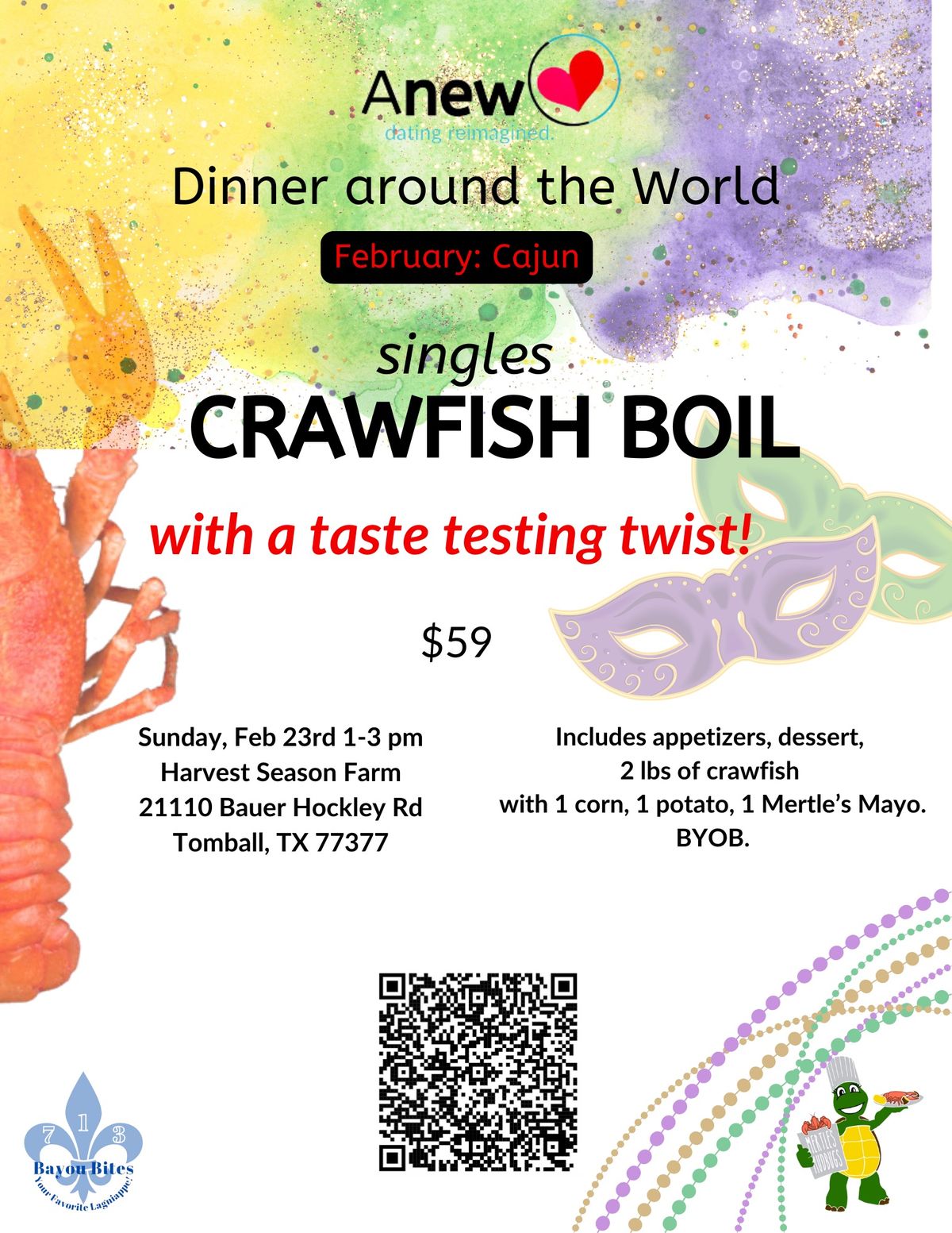 Dinner around the World: Crawfish Boil! 