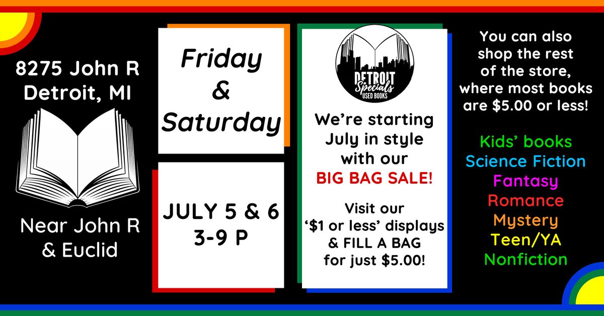 WEEKEND BAG SALE!