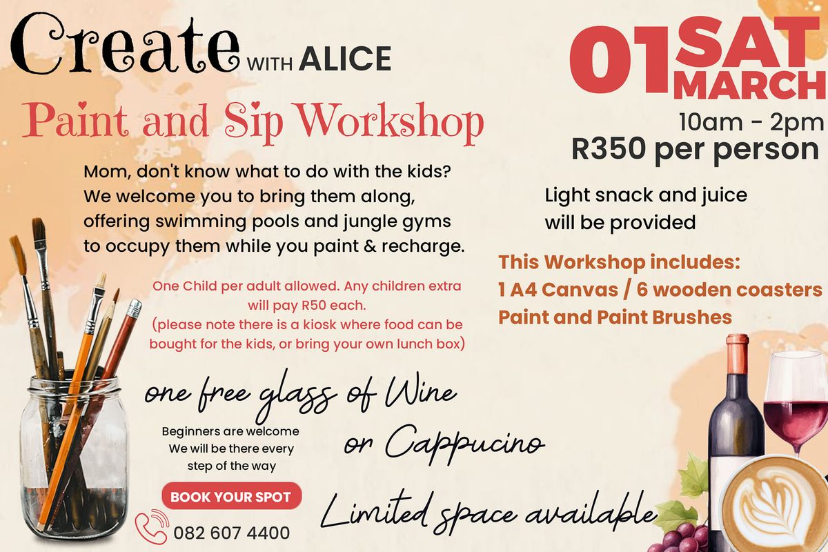 Paint and Sip Workshop