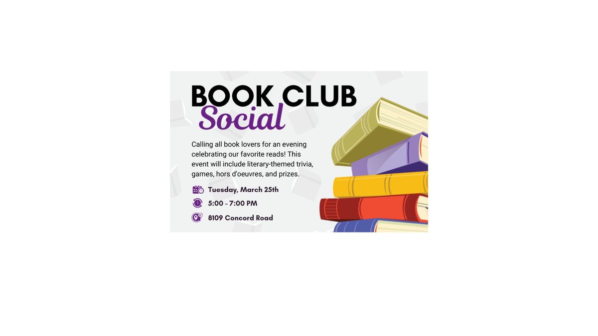 Book Club Social