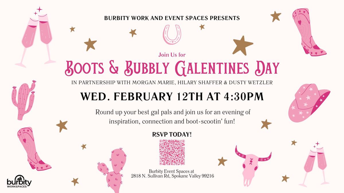 Boots & Bubbly Galentines Day