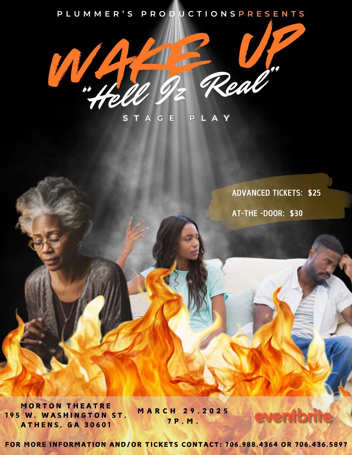 Stage Play entitled \u201cWAKE UP\u201d Hell Iz Real \ud83d\udd25