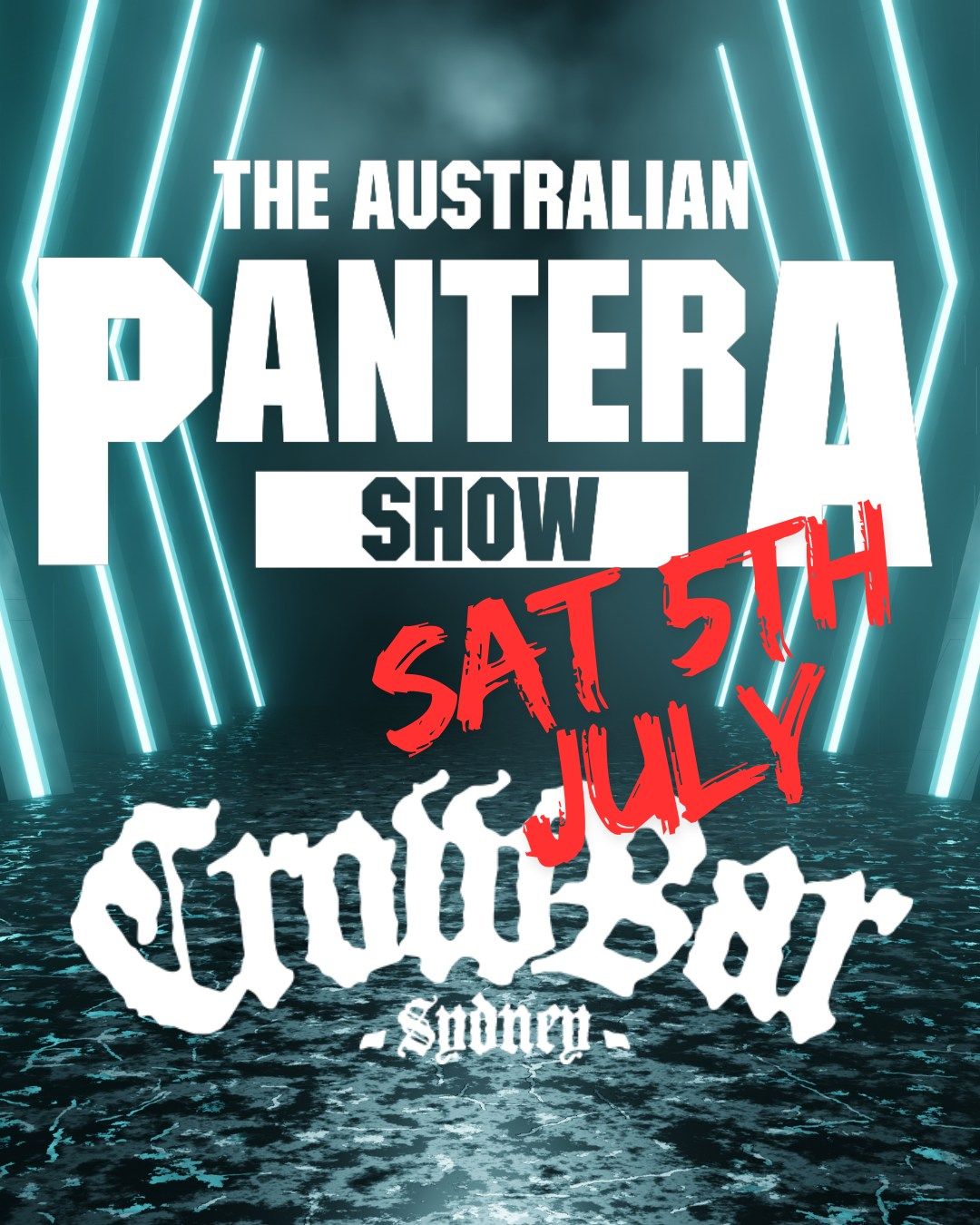 Australian Pantera Show - CROWBAR SYDNEY JULY 5