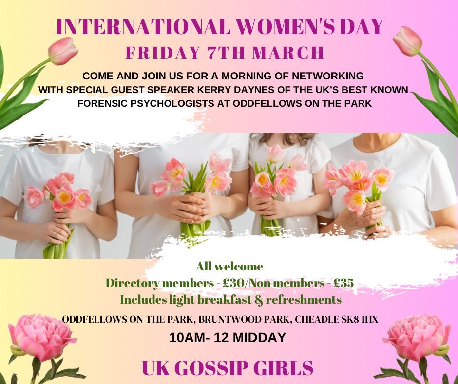 UK GOSSIP GIRLS International Womens Day Event 2025