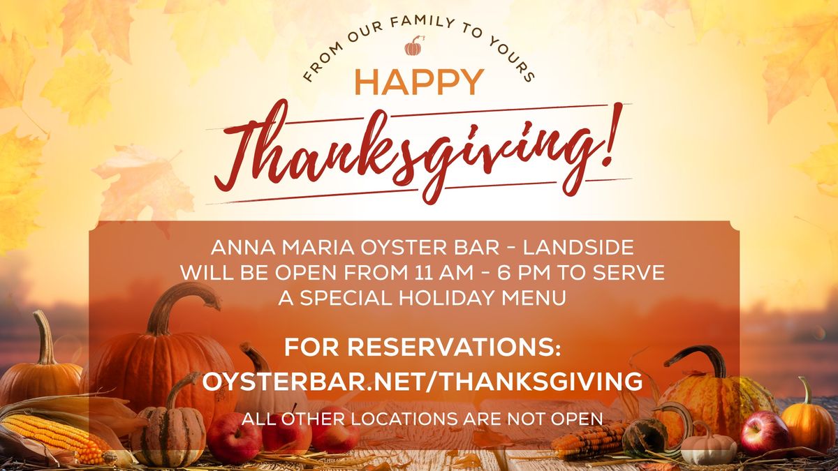 Thanksgiving at AMOB Landside