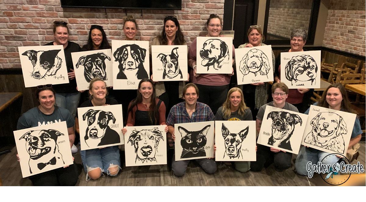 Sip & Paint Your Pet Sign DIY Workshop in Billings