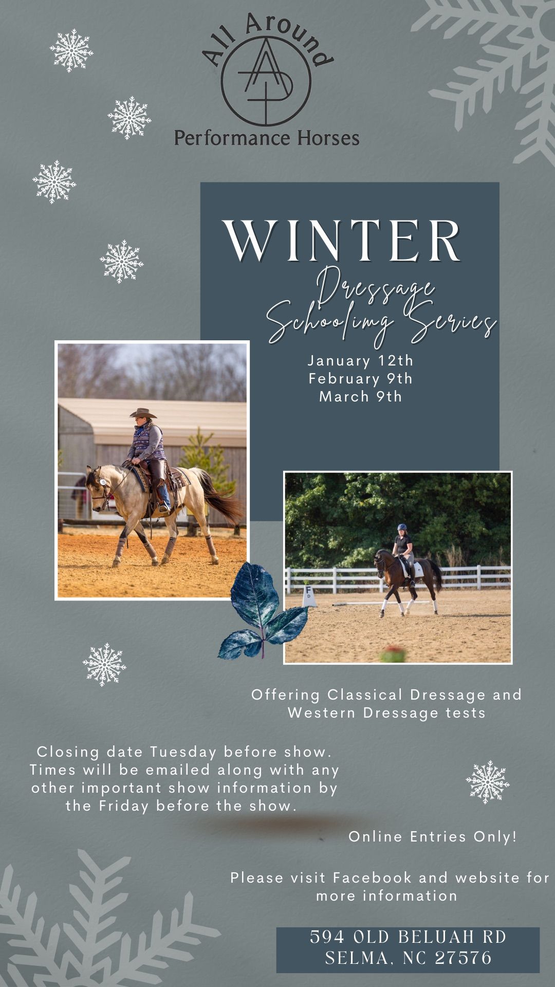 Winter Dressage Schooling Series Show #2